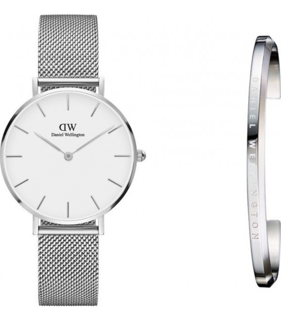 Daniel Wellington Classic Petite Sterling 32mm + Classic Cuff S