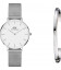 Daniel Wellington Classic Petite Sterling 32mm + Classic Cuff S