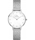 Daniel Wellington Petite Lumine Pressed Piano (white) Sterling