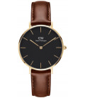 Daniel Wellington Petite St Mawes (black) 32 mm Evergold